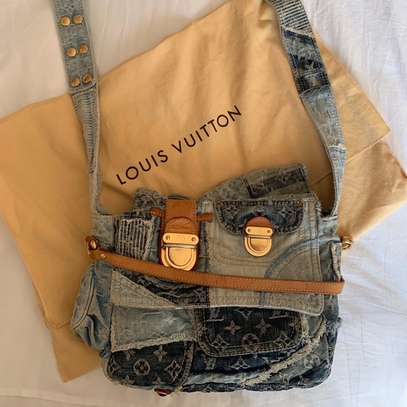Louis Vuitton Handbags - Louis Vuitton Posty Denim Patchwork Messenger
